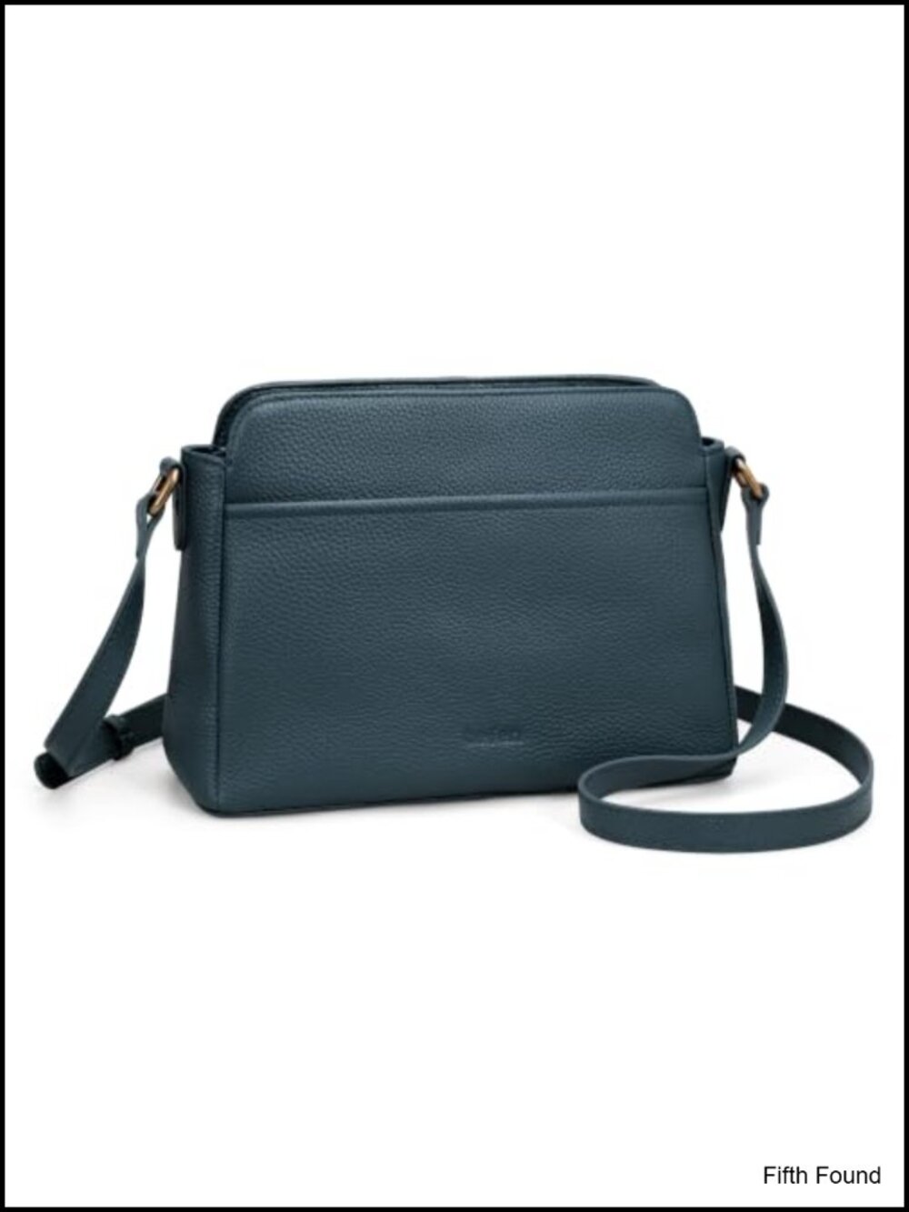 Genuine Leather Anti-theft Crossbody Bag with RFID Card Slots